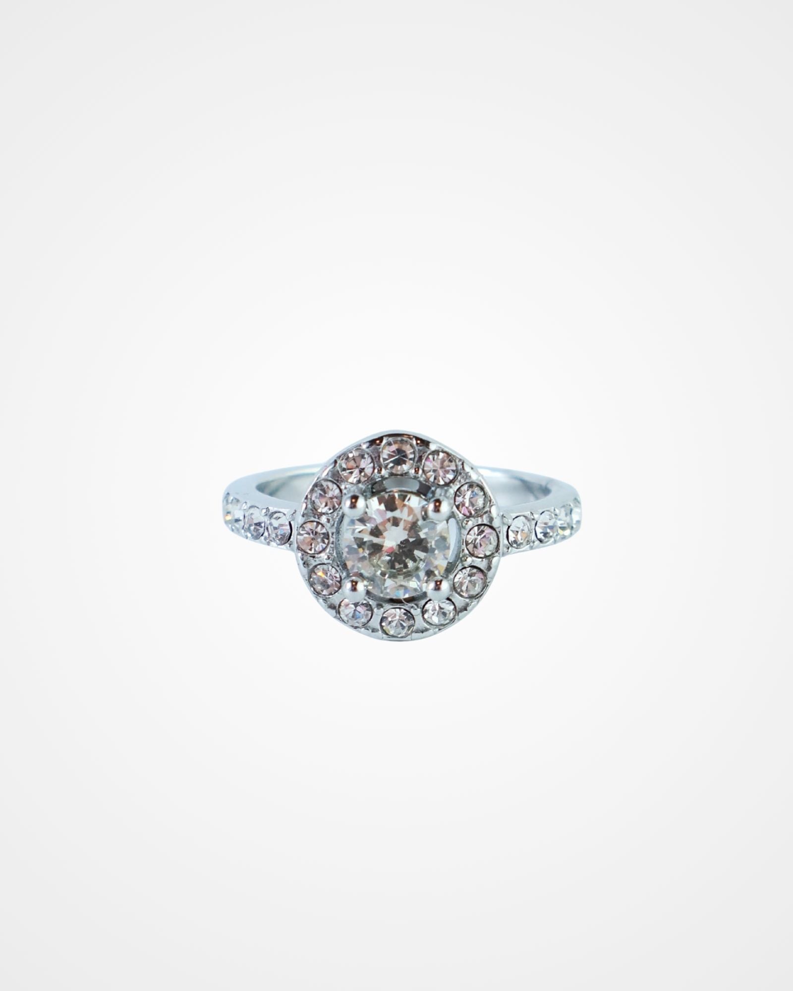 Promise silver ring