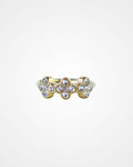 Daisies  gold ring