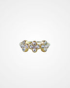 Daisies  gold ring