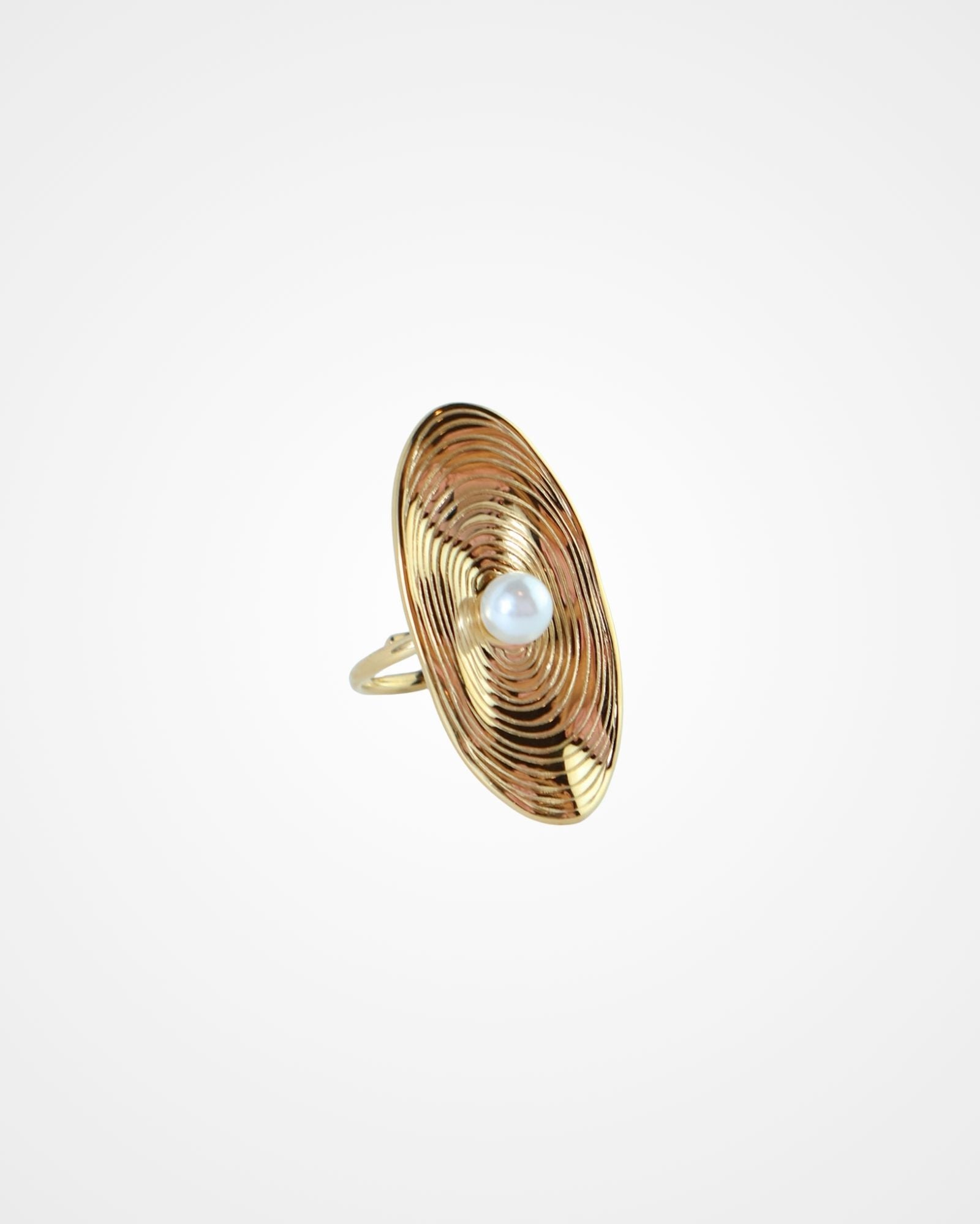 Salted Gold ring
