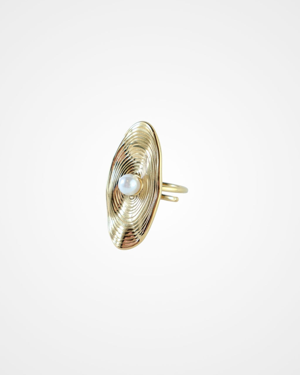Salted Gold ring