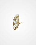 Salted Gold ring