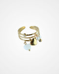 Layered Charms Gold ring