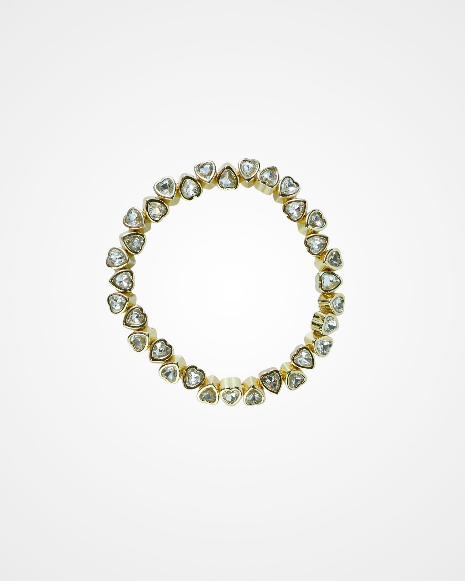 Crystal Heart Brazalete