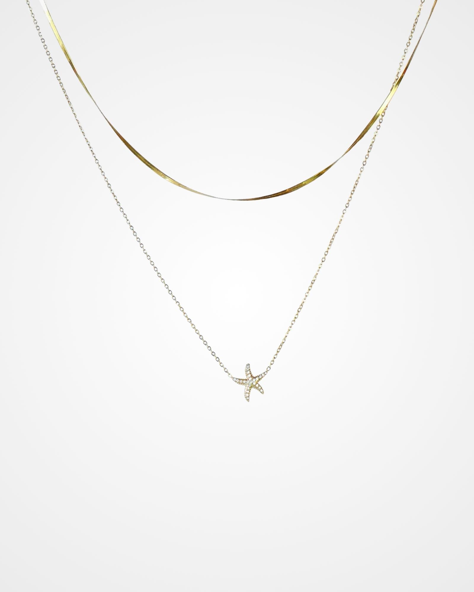 Noche Gold Layered Necklace