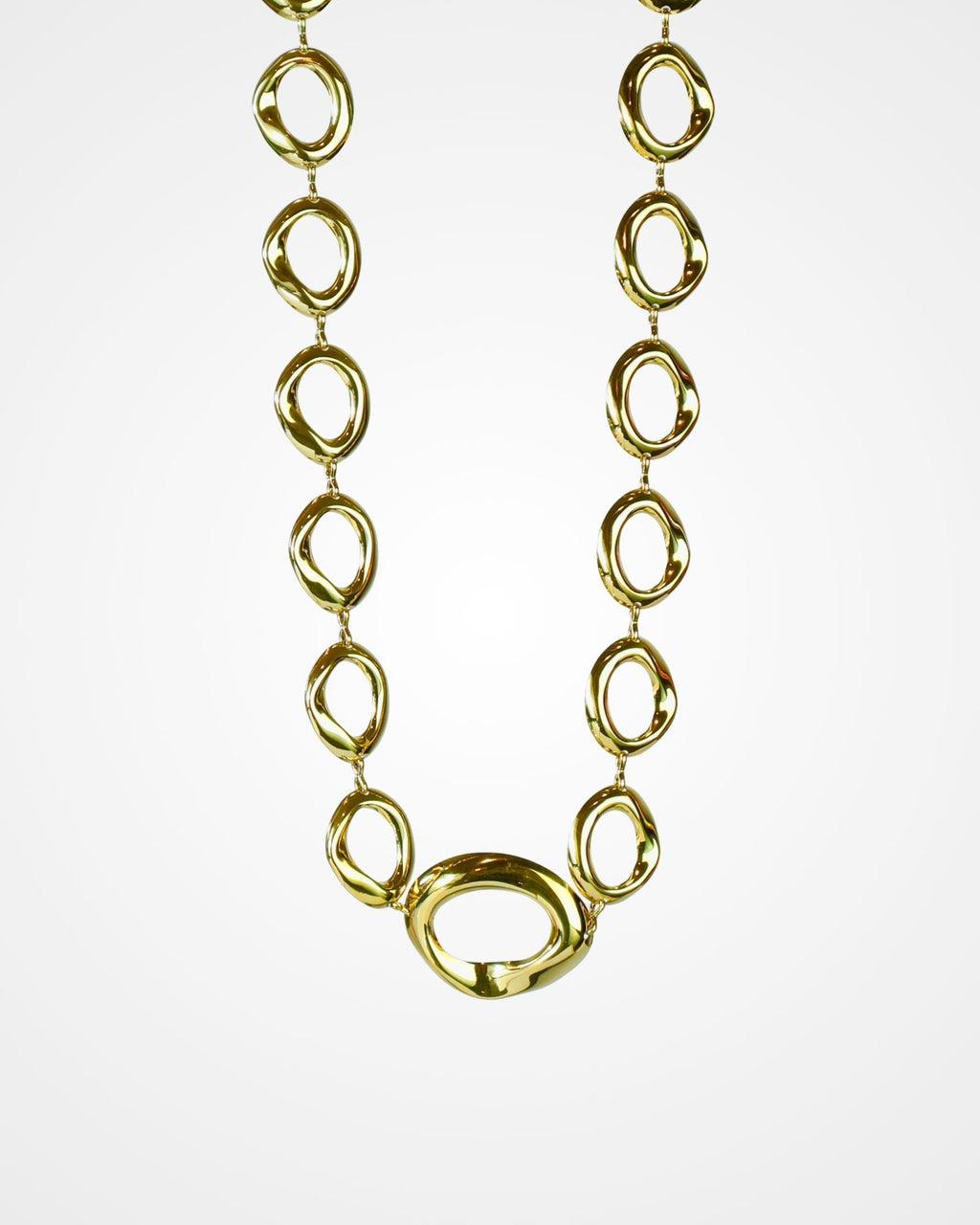 Oval Gold Statement