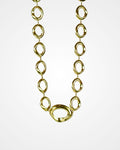 Oval Gold Statement