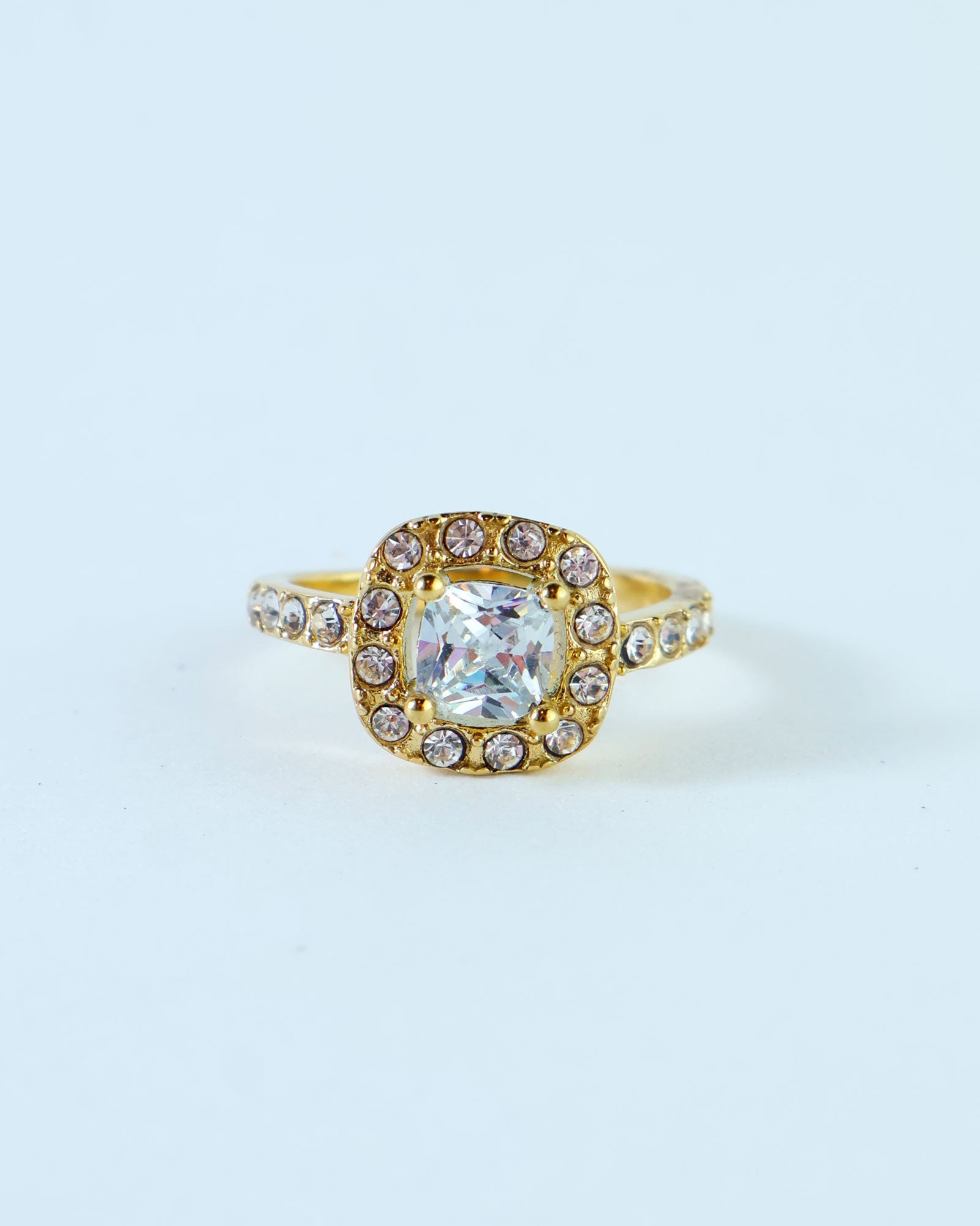 Promise gold ring