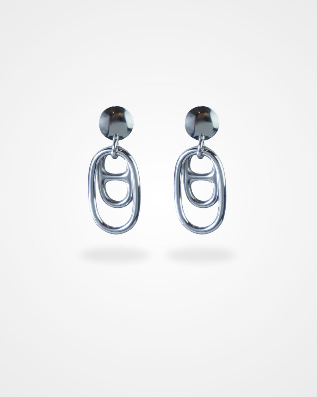 Anillas silver earrings