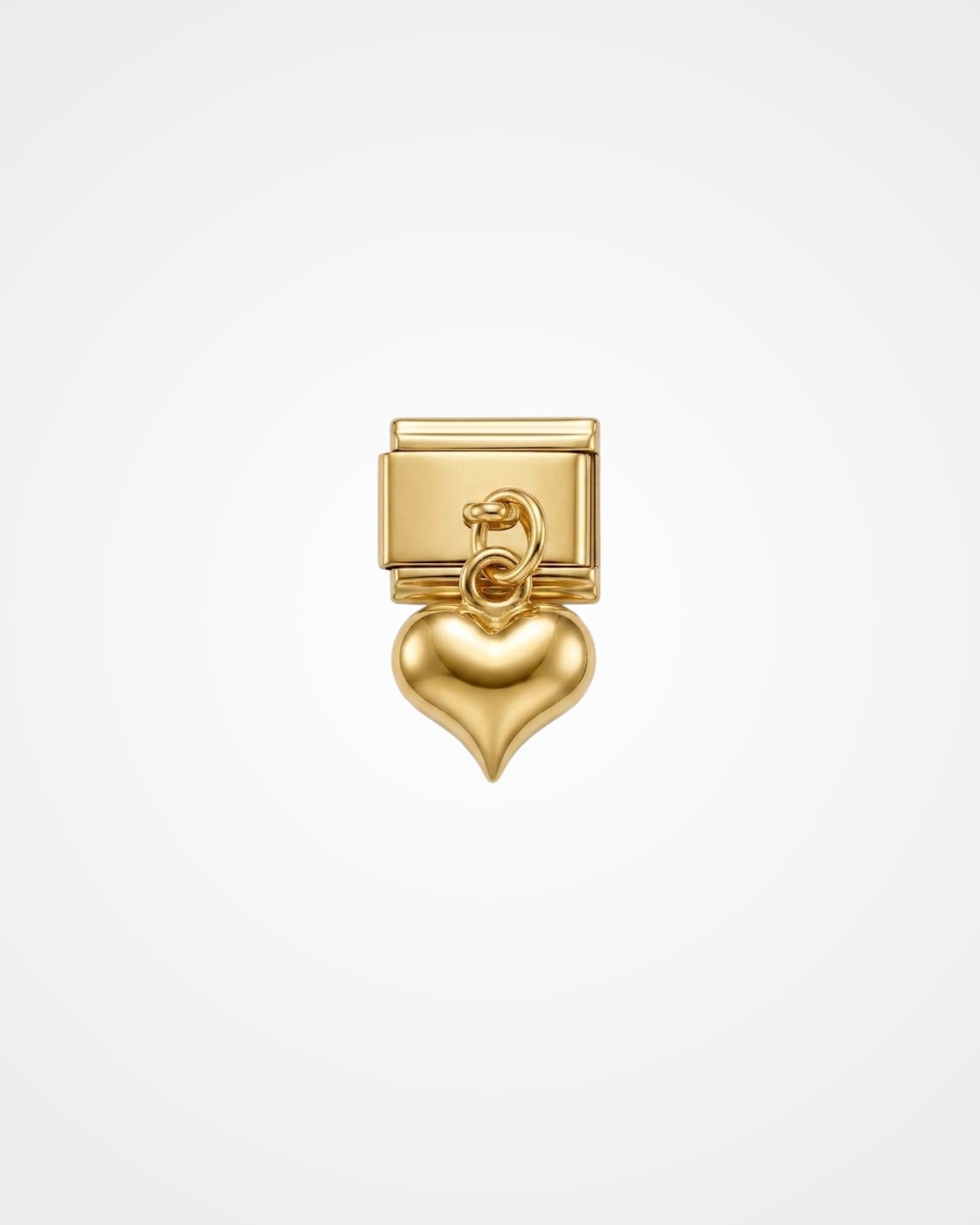 Charm Colgante Corazón Dorado