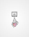 Charm Sirena Pink Heart