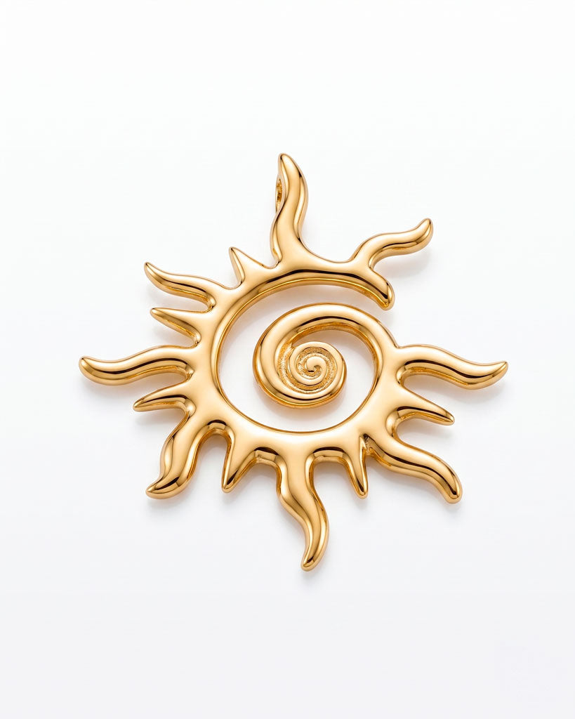 Dije Sol Radiante Chunky