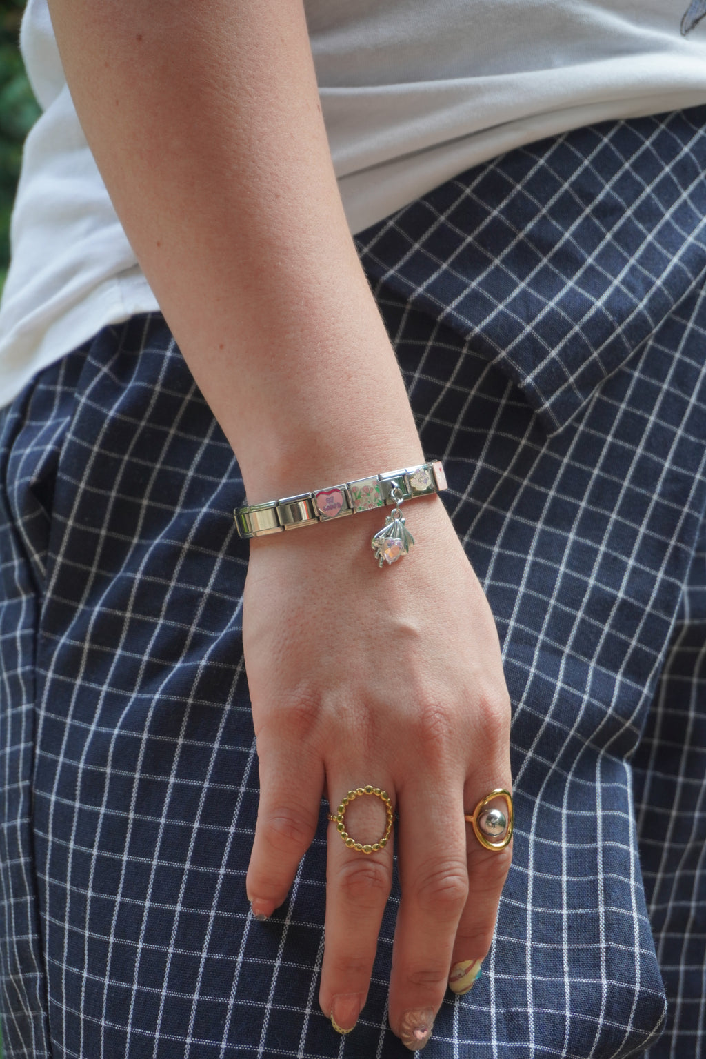 Pulsera Italiana + 5 Charms (Descuento especial)