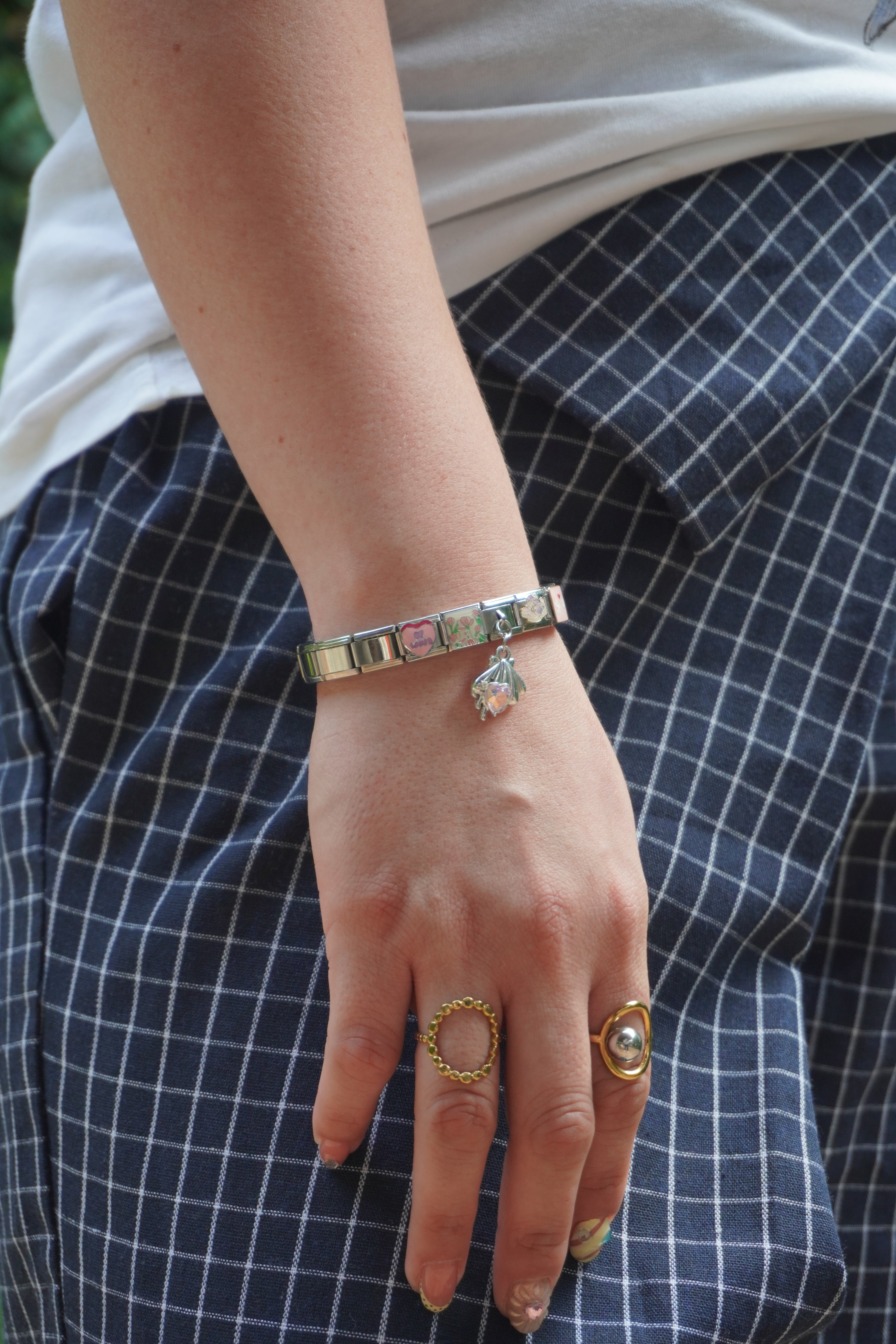 Pulsera Italiana + 5 Charms (Descuento especial)