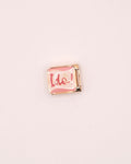 Charm Frase I do!  de Acero Inoxidable dorado para Brazalete Italiano