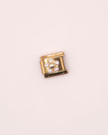 Charm Daysi de Acero Inoxidable Dorado para Brazalete Italiano