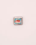 Charm Cumpleaños de Acero Inoxidable plateado para Brazalete Italiano