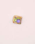Charm Arándano de Acero Inoxidable dorado para Brazalete Italiano
