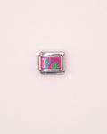 Charm Mexa de Acero Inoxidable Dorado para Brazalete Italiano