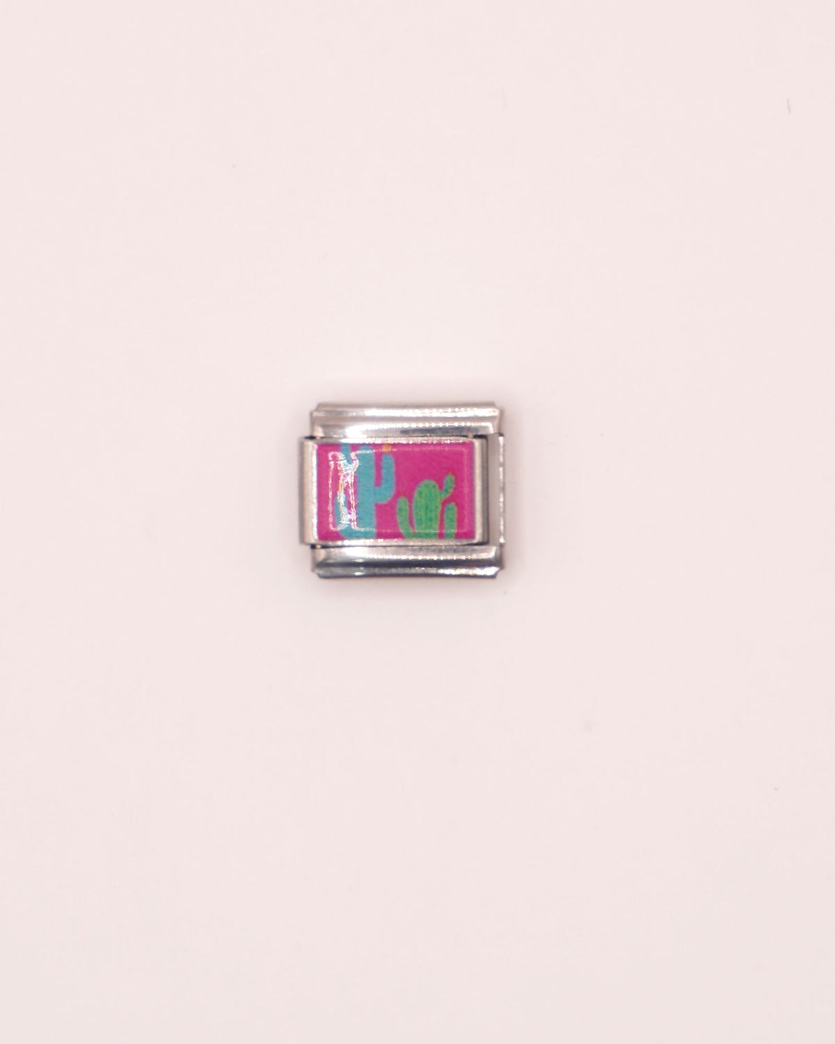Charm Mexa de Acero Inoxidable Dorado para Brazalete Italiano