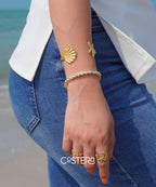 Crystal Heart Brazalete