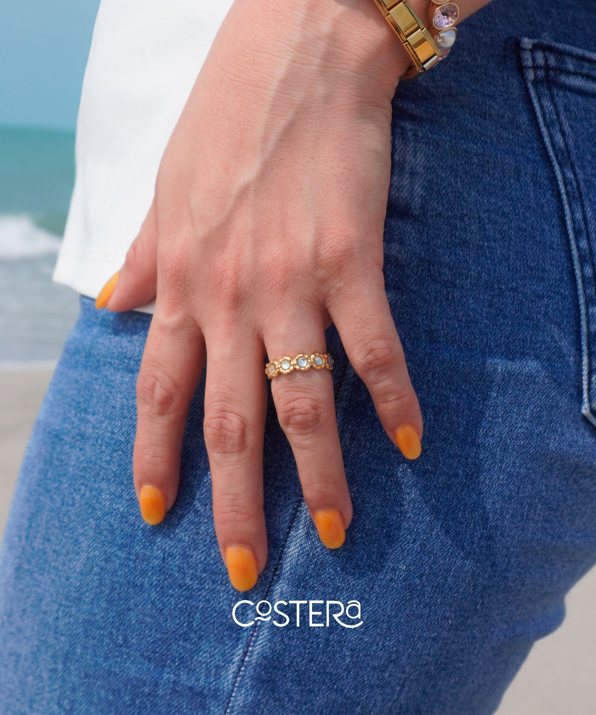 Soft glam ring