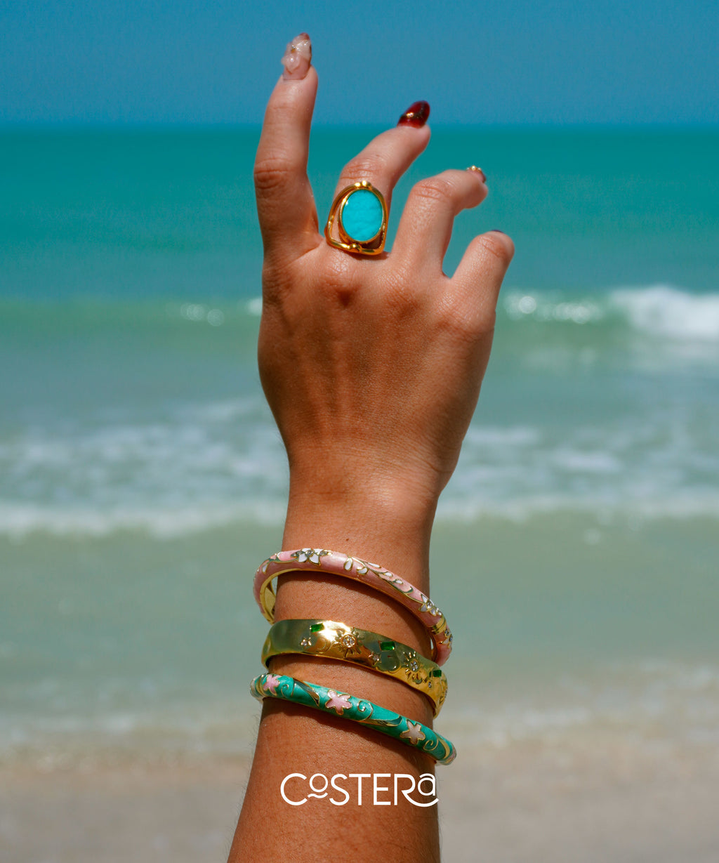 Calm ring azul
