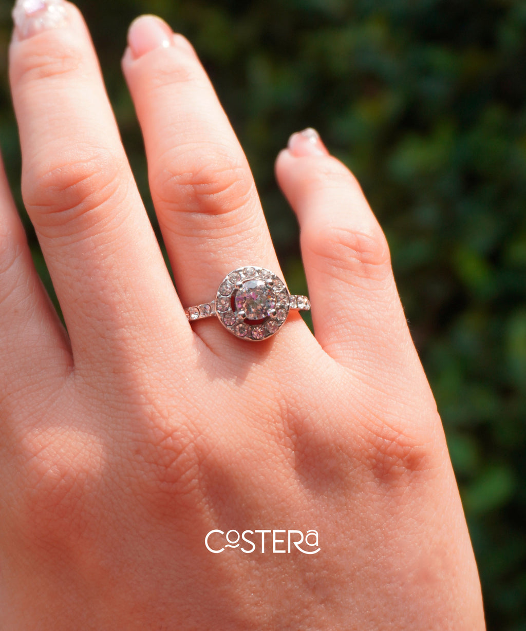 Promise silver ring