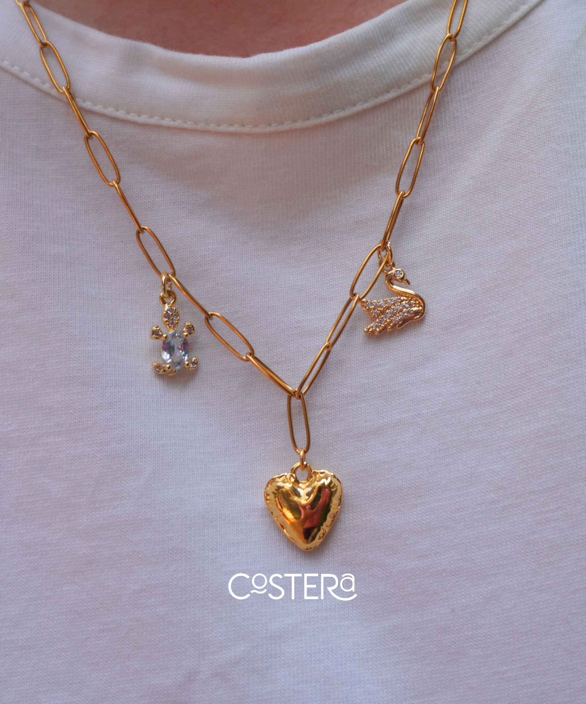 Collar Costera Personalizado + 3 Dijes