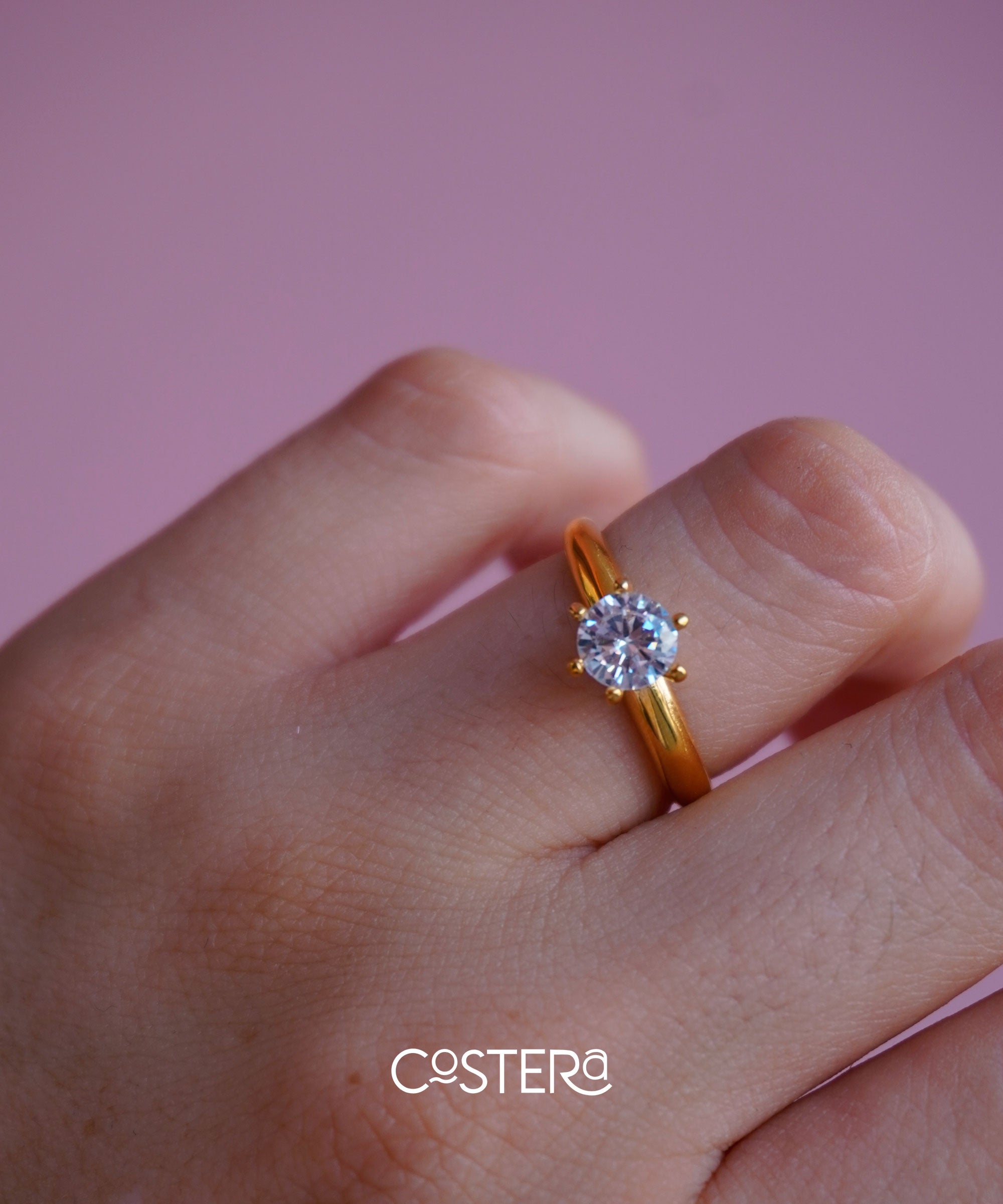 Eternidad gold ring